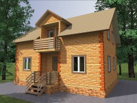 Каркасный дом 7х9 | Строительство домов в Луге